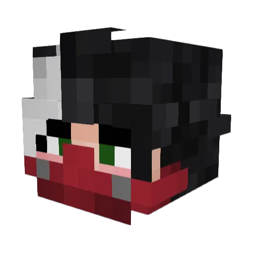 Gigi_EN Minecraft avatar head, 3D render