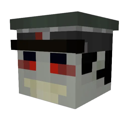 GigleChumpz Minecraft avatar head, 3D render