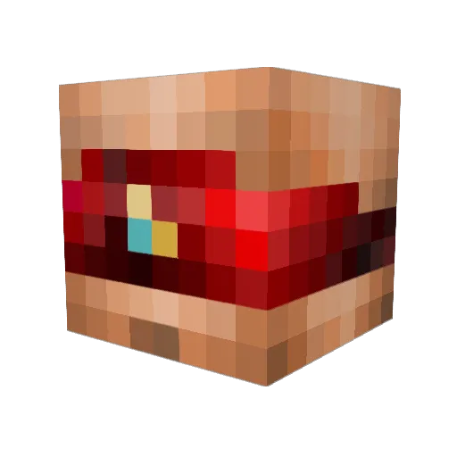 Giguere71 Minecraft avatar head, 3D render