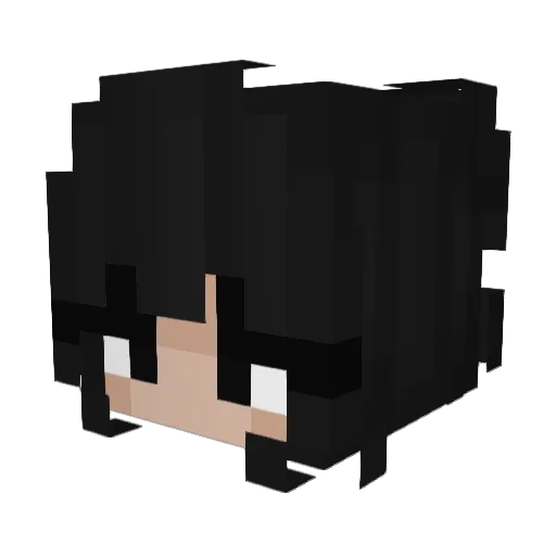 Gihh Minecraft avatar head, 3D render