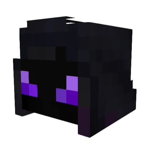 Giibbyyyy Minecraft avatar head, 3D render