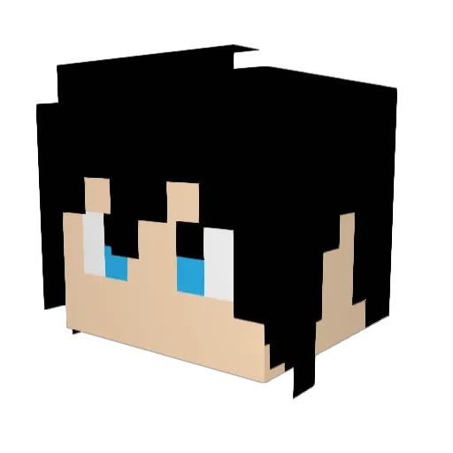 Gijs174 Minecraft avatar head, 3D render