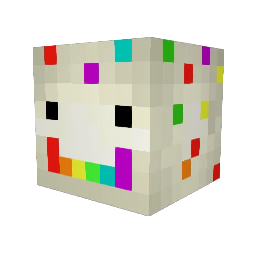 Gijs543 Minecraft avatar head, 3D render