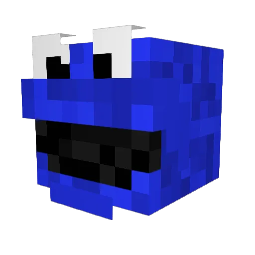 GijsBinky Minecraft avatar head, 3D render