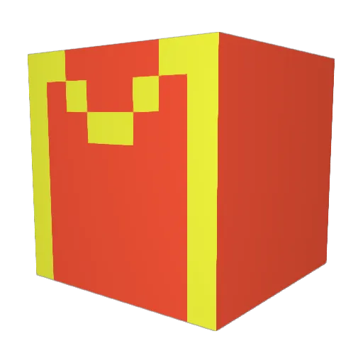 Giladmax Minecraft avatar head, 3D render