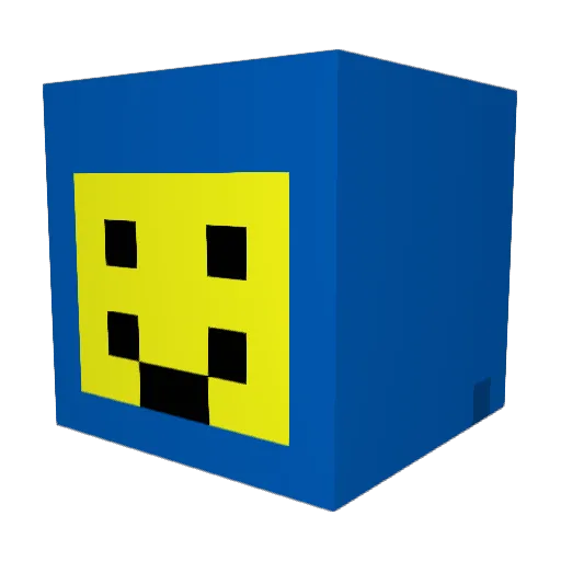 Gilandor Minecraft avatar head, 3D render
