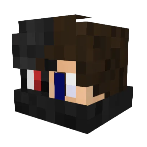 Gilbert0904 Minecraft avatar head, 3D render
