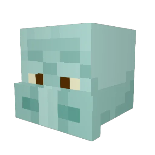 GilbertIsMyCity Minecraft avatar head, 3D render
