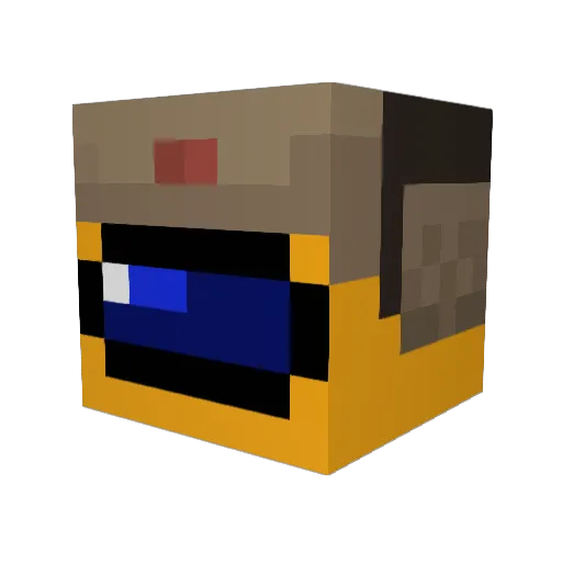 Gilbert_324 Minecraft avatar head, 3D render