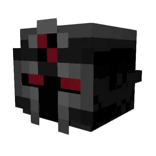 Gildi Minecraft avatar head, 3D render