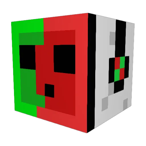 Gildmold Minecraft avatar head, 3D render