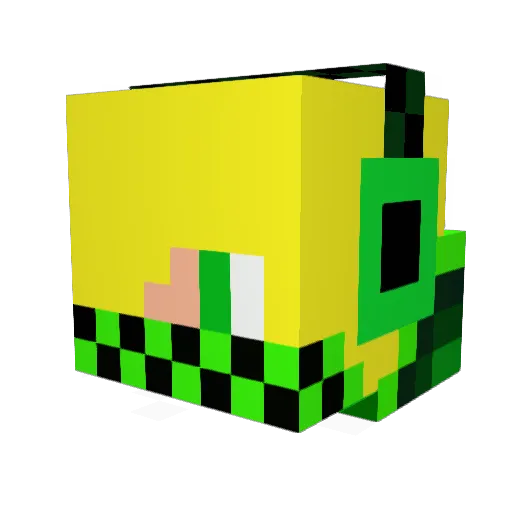 GilesBoys Minecraft avatar head, 3D render
