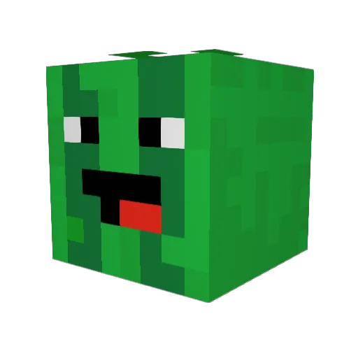 Gilgamesh333 Minecraft avatar head, 3D render