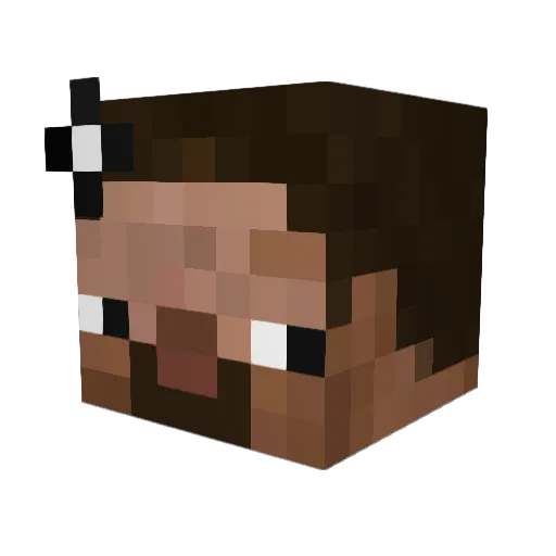 Gili21 Minecraft avatar head, 3D render