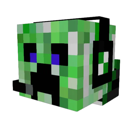 Gili_D Minecraft avatar head, 3D render