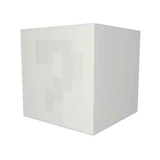 Gillette3000 Minecraft avatar head, 3D render