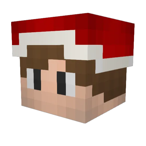Gillette_Abdi Minecraft avatar head, 3D render