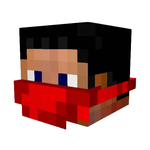 Gilli4rdy Minecraft avatar head, 3D render