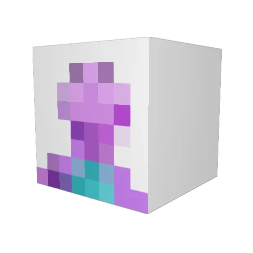 Gillman01 Minecraft avatar head, 3D render