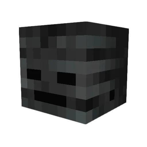 Gilloudu94 Minecraft avatar head, 3D render