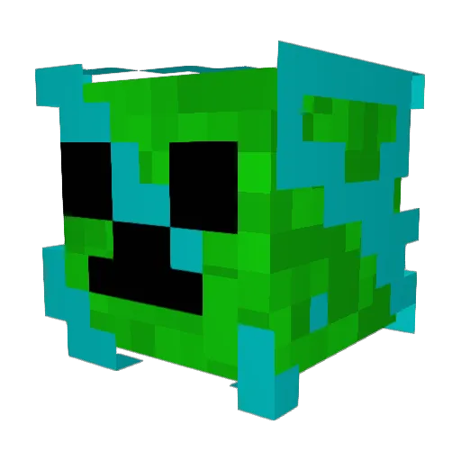 Gillscraft Minecraft avatar head, 3D render