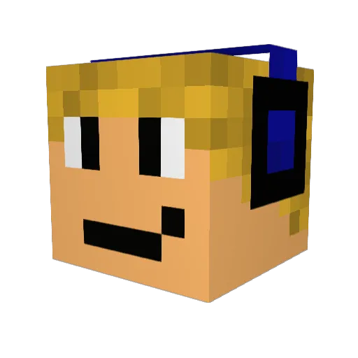 Gilly_Park98 Minecraft avatar head, 3D render