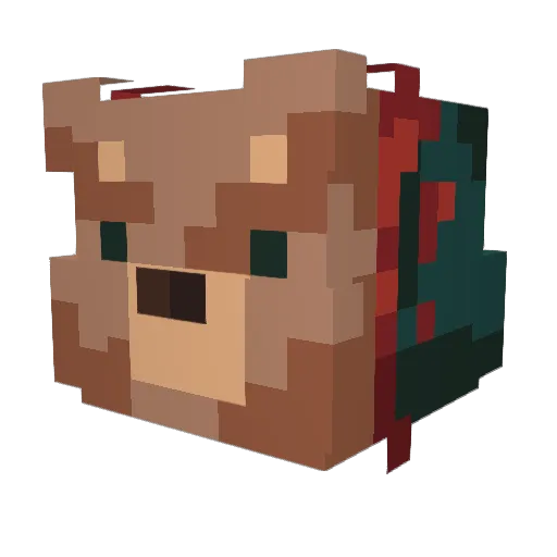 Gilmoah Minecraft avatar head, 3D render