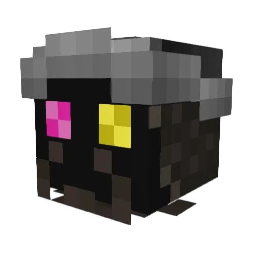 Gilotyna09 Minecraft avatar head, 3D render