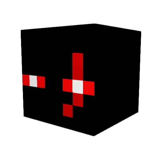 Gilsk Minecraft avatar head, 3D render