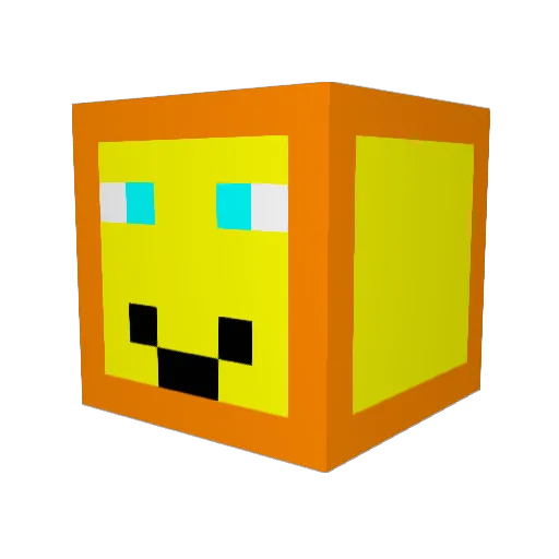 GiltheMighty Minecraft avatar head, 3D render