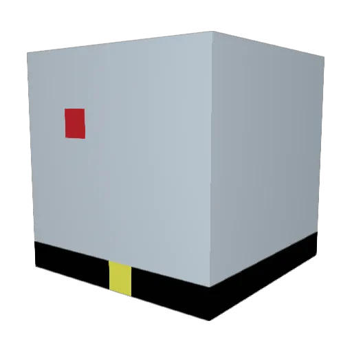 Giltzkrieg Minecraft avatar head, 3D render