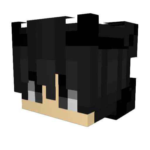 GilzVxR Minecraft avatar head, 3D render