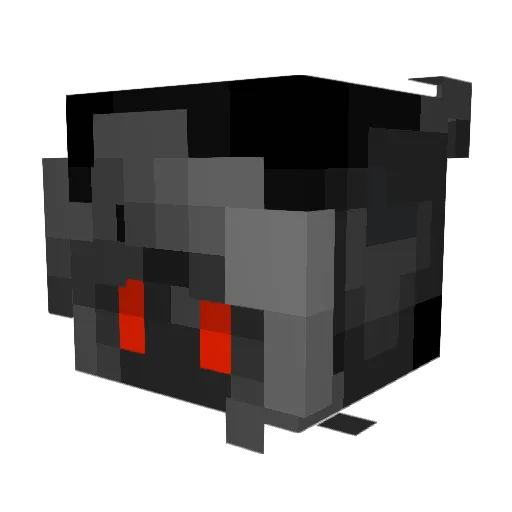 Gim8o_ Minecraft avatar head, 3D render
