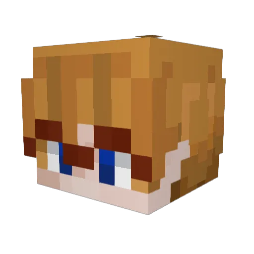 GimimumManter Minecraft avatar head, 3D render