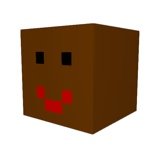 GimjeHackjumuk Minecraft avatar head, 3D render