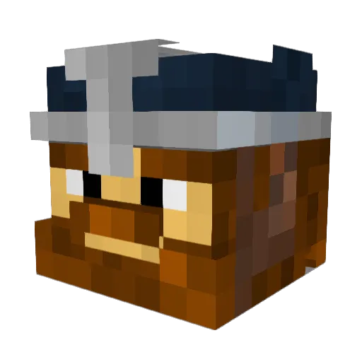 Gimly__ Minecraft avatar head, 3D render