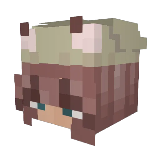 GimmeClassyLol Minecraft avatar head, 3D render