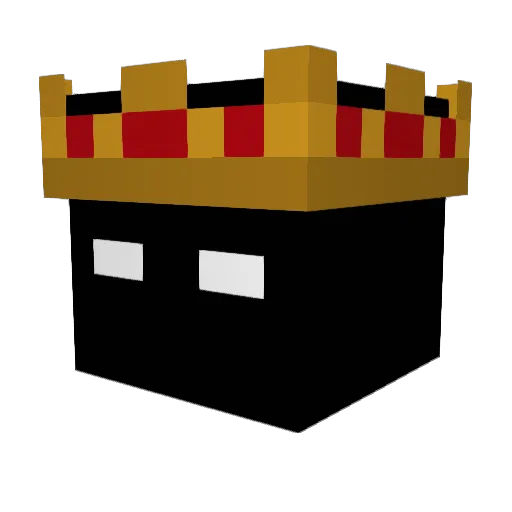 GimmeKnockback Minecraft avatar head, 3D render