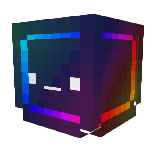 Gimows Minecraft avatar head, 3D render