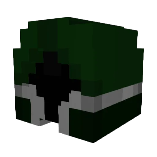 Gimvali Minecraft avatar head, 3D render
