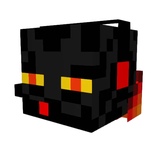 Gin_163 Minecraft avatar head, 3D render
