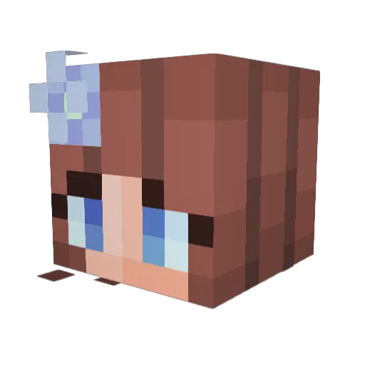 Gina_Marie Minecraft avatar head, 3D render