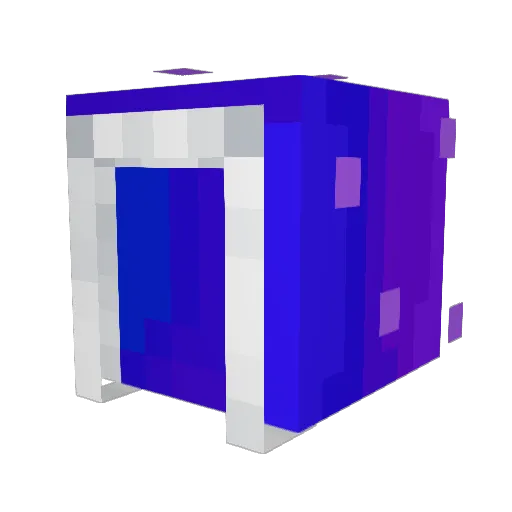 Gincsan Minecraft avatar head, 3D render