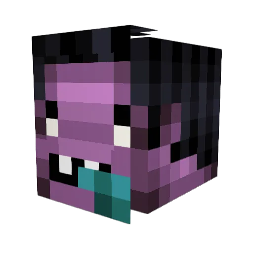 Gindar1 Minecraft avatar head, 3D render