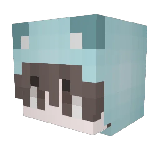 GingRuGi25 Minecraft avatar head, 3D render