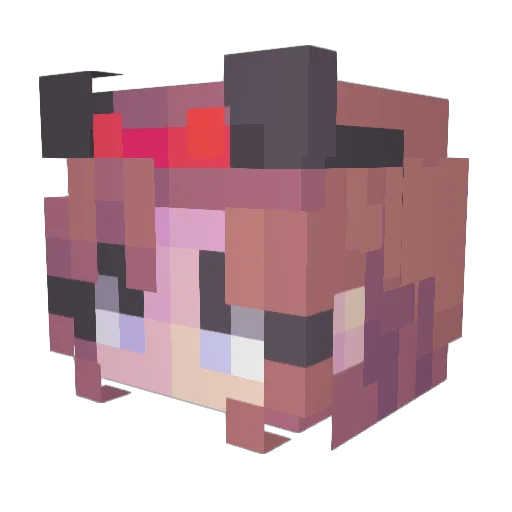 Ginga_Ryoshi Minecraft avatar head, 3D render