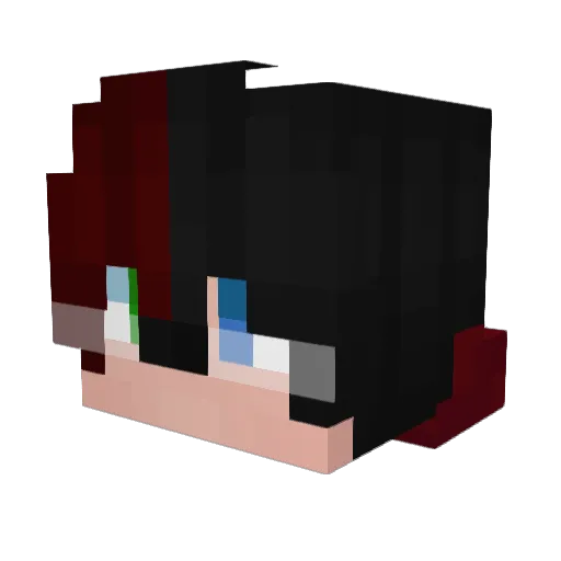 Ginganinja1177 Minecraft avatar head, 3D render