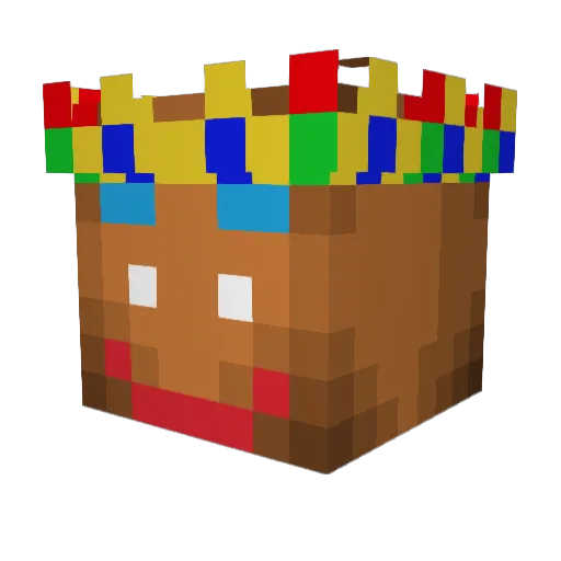 GingerBreadMan41 Minecraft avatar head, 3D render