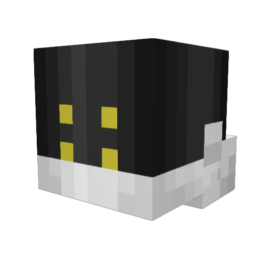 GingerD2 Minecraft avatar head, 3D render