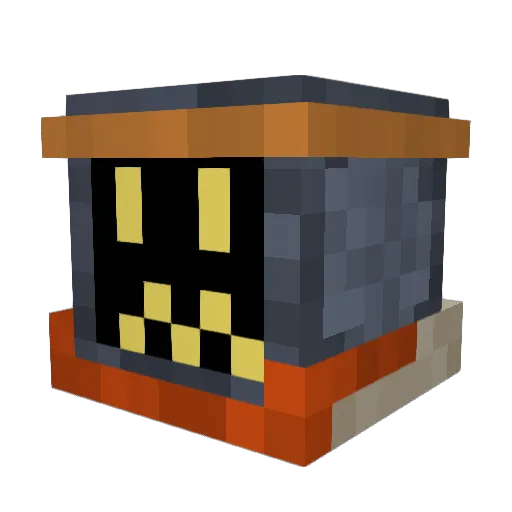 GingerEwock Minecraft avatar head, 3D render